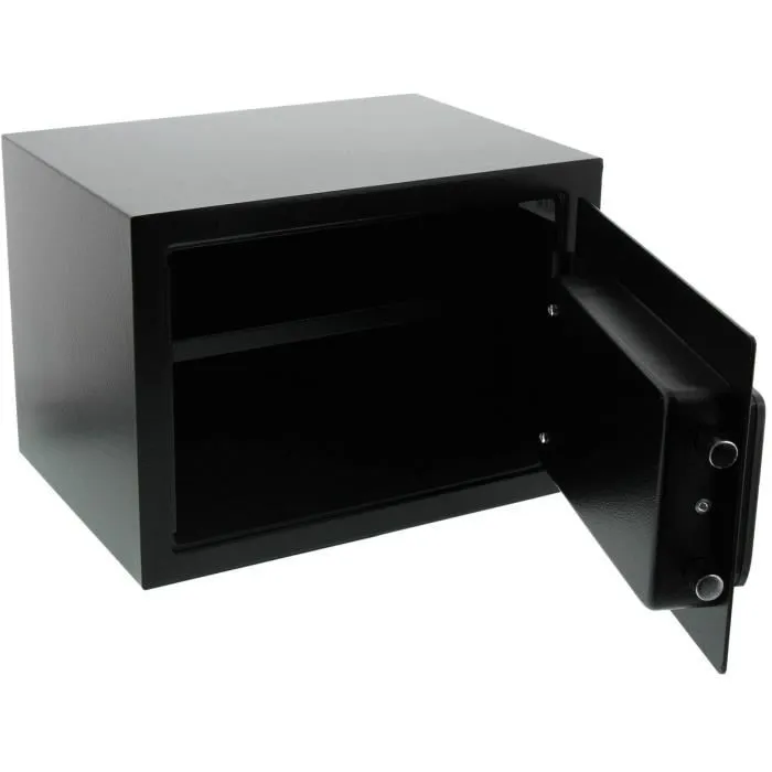 Burg Wachter Coffre-fort Favor S5 E - 22 L Noir - Serrure à double panneton - Dimensions 250x350x250 mm