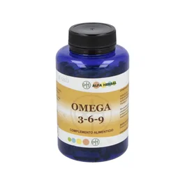 ALFA HERBAL Omega 3-6-9 Huile de Saumon-Onagre-Lin 100 Capsules