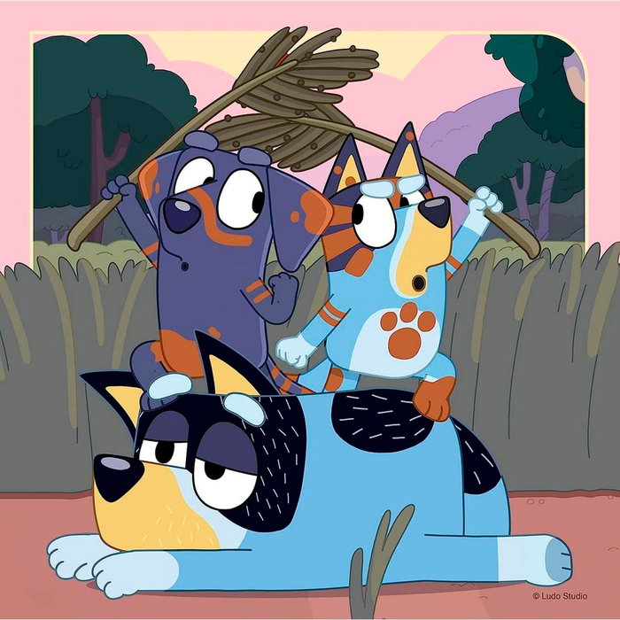 Ravensburger Puzzle 3x49 pièces Les aventures de Bluey