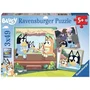 Ravensburger - Puzzle 3 x 49 pièces Les Aventures de Bluey - Jeu éducatif et ludique pour enfants dès 5 ans - Développe motricité et concentration