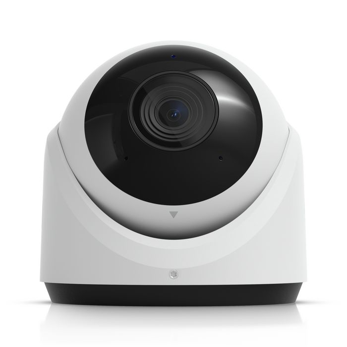 Ubiquiti Caméra de surveillance extérieure 8MP 4K Turret PoE, avec connectique RJ-45 et certification IP66/IK04, capteur d'image 1/1.8"