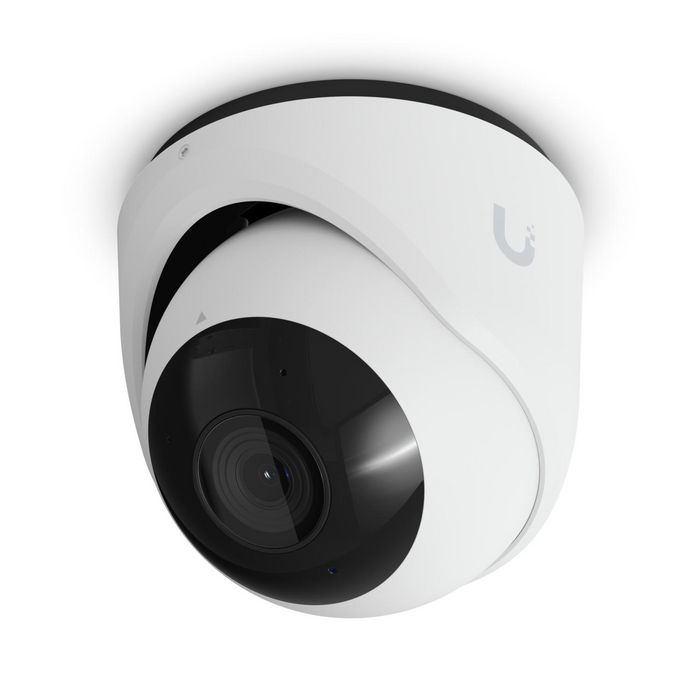 Ubiquiti Caméra de surveillance extérieure 8MP 4K Turret PoE, avec connectique RJ-45 et certification IP66/IK04, capteur d'image 1/1.8"
