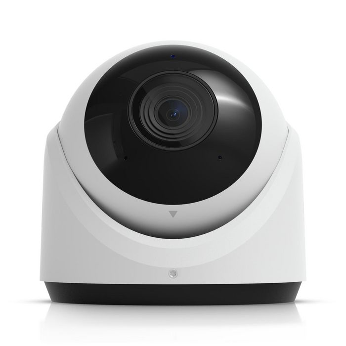 Ubiquiti Caméra de surveillance extérieure 8MP 4K Turret PoE, avec connectique RJ-45 et certification IP66/IK04, capteur d'image 1/1.8"