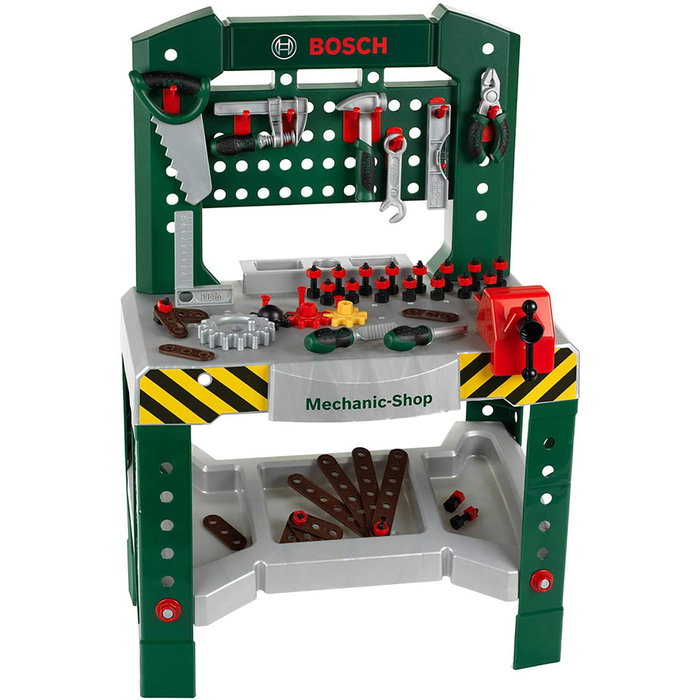 Klein Établi Bosch Mechanic Shop avec 77 accessoires Klein Établi Bosch Mechanic Shop avec 77 accessoires