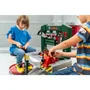Etabli de Mécanicien Bosch Mechanic Shop avec Plan de Travail, Etau et 77 Accessoires (Scie, Marteau, Tournevis, Clés) - Réf. 8574