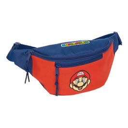 Sac banane Super Mario Mamma mia Rouge Blue marine 23 x 12 x 9 cm
