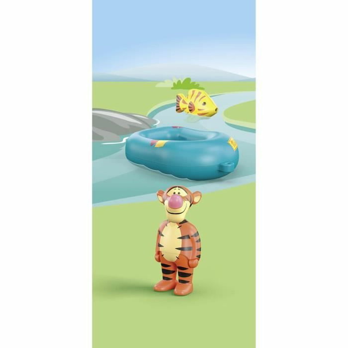 Playmobil Junior Tigrou avec canot et poisson-globe 71704