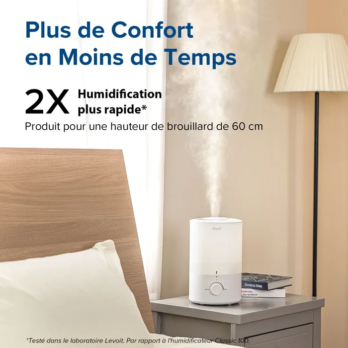 Levoit Dual 150 Ultrasonic - Humidificateur d'air 3 L Levoit Dual 150 Ultrasonic - Humidificateur d'air 3 L