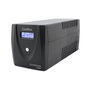 Coolbox Guardian-3 SAI 1200 VA 720 W Onduleur avec AVR et écran LCD, 4 prises Schuko, Protection réseau RJ45 et USB