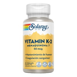 SOLARAY Vitamine K2 (Menaquinone-7) 30 VegCaps