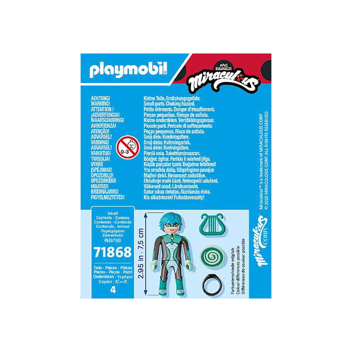 Playmobil Miraculous : Viperion 71868, Set de 4 pièces