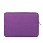 Rivacase 7703 Suzuka Eco Housse pour PC Portable 13.3-14 Pouces Lila RPET Résistante à l'Eau
