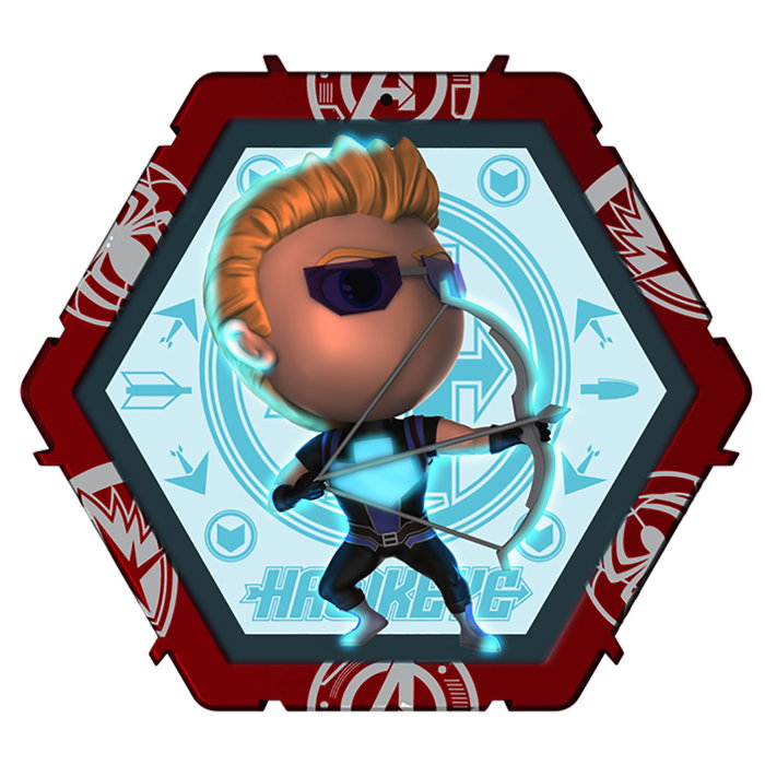 Wow stuff Figurine Wow! Pod Marvel Hawkeye avec capteur de mouvement, connexion entre statues, 3 piles AAA Wow stuff Figurine Wow! Pod Marvel Hawkeye avec capteur de mouvement, connexion entre statues, 3 piles AAA