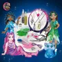 Lisciani Giochi Kit Créatif Cristaux Magiques de The Moon Academy - Pendentifs à Créer avec Paillettes, Sable et Pierres - À Partir de 7 Ans - Fabriqué en Italie