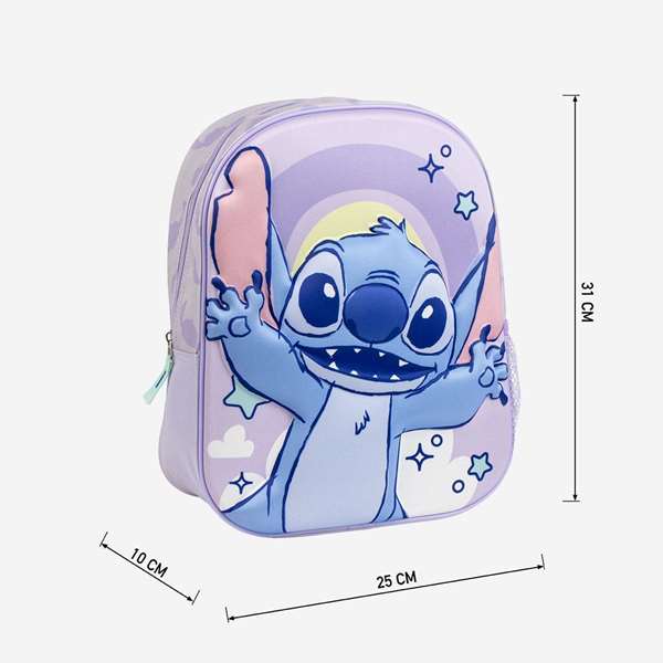 Cerdá Sac à Dos Enfant 3D Stitch 25 x 31 x 10 cm - Mochila pour Fille avec Personnage Disney Cerdá Sac à Dos Enfant 3D Stitch 25 x 31 x 10 cm - Mochila pour Fille avec Personnage Disney