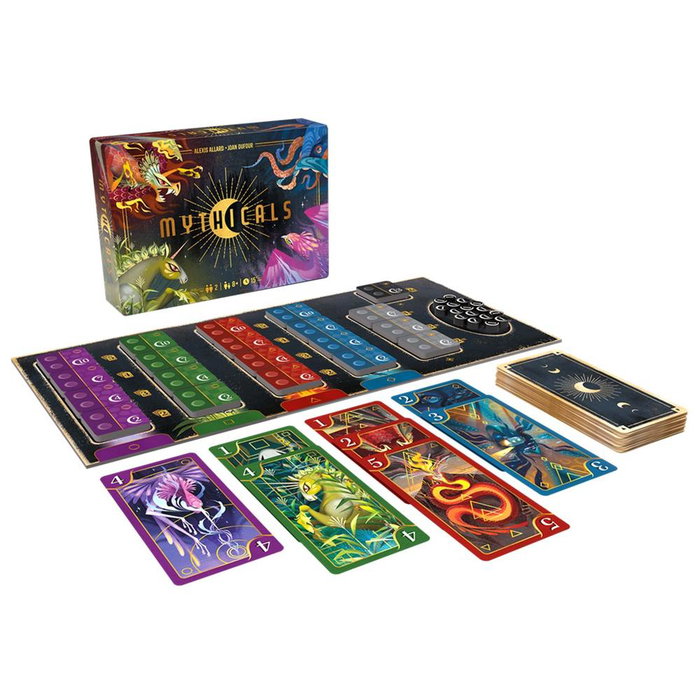Asmodee MYTES01 Repos Production Jeu de Plateau Mythicals Stratégie pour 2 Joueurs 15 Minutes Dès 8 Ans Langue Espagnole