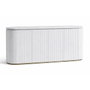 Home ESPRIT Buffet Blanc Granite et Bois MDF 180 x 40 x 85 cm