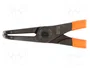 BAHCO Pince à anneaux intérieurs angulaire 300 mm
