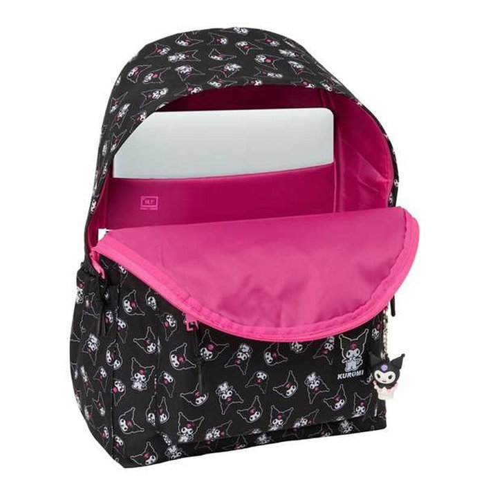Cartable Kuromi Noir Fuchsia 31 x 43 x 13 cm Cartable Kuromi Noir Fuchsia 31 x 43 x 13 cm