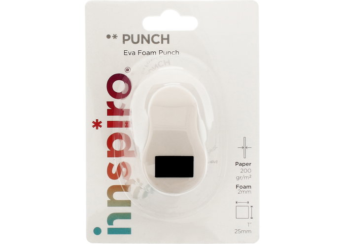 Innspiro Perforatrice de formes Eva Foam Punch rectangle 25mm