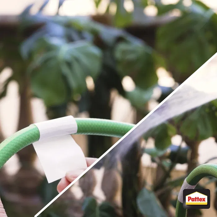 Pattex Power Tape - Adhésif de réparation super puissant multi-usages en PVC blanc - Rouleau de 10 mètres (50 mm x 10 m)