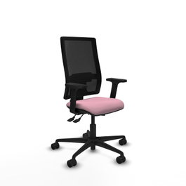 PIQUERAS Y CRESPO Chaise Bormate Asynchrone Rose et Noir