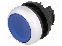 EATON ELECTRIC Bouton-poussoir RMQ-Titan bleu plat 22mm, 2 positions stables, IP67