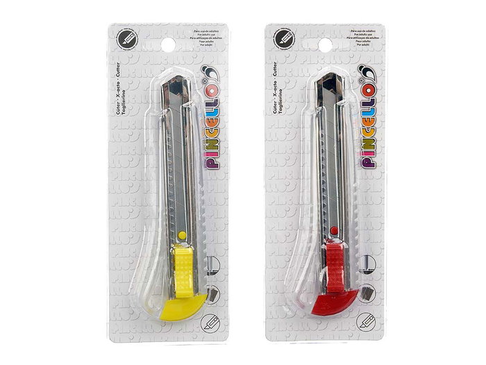 Pincello Cutter GRD Transparent Professionnel Assorti Métal 8x21x2 cm (Set de 24) Pincello Cutter GRD Transparent Professionnel Assorti Métal 8x21x2 cm (Set de 24)