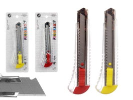 Pincello Cutter GRD Transparent Professionnel Assorti Métal 8x21x2 cm (Set de 24)