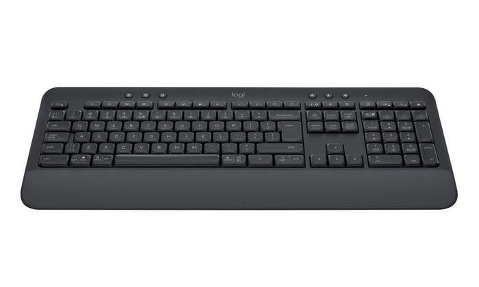 Logitech Signature K650 - Clavier sans fil Bluetooth / Logi Bolt avec repose-poignets - Disposition US International QWERTY - Compatible Windows, macOS, Chrome OS, iPadOS