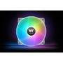 Thermaltake CL-F180-PL20SW-A CT200 - Ventilateur PC ARGB Sync 200 mm avec éclairage RGB adressable, blanc