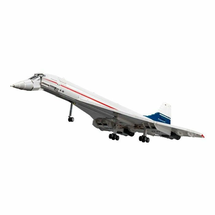 LEGO Concorde, kit de construction avion pour adultes, modèle authentique, AAAAN06836