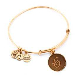Alex And Ani Bracelet Lettre C Doré