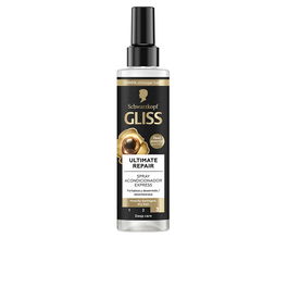 Schwarzkopf Gliss Ultimate Repair Après-Shampooing Spray 200 ml - Réparation Intense Kératine Liquide, Démêlage Facile, Cheveux Forts et Éclatants