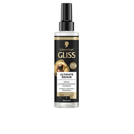 Schwarzkopf Gliss Ultimate Repair Après-Shampooing Spray 200 ml - Réparation Intense Kératine Liquide, Démêlage Facile, Cheveux Forts et Éclatants