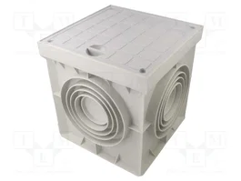 PAWBOL Boîtier électrique ground drain IP44 195x195x203mm