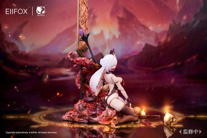 Original Character figurine 1/12 Hua Xia Shen Gui Hua Pi 16 cm