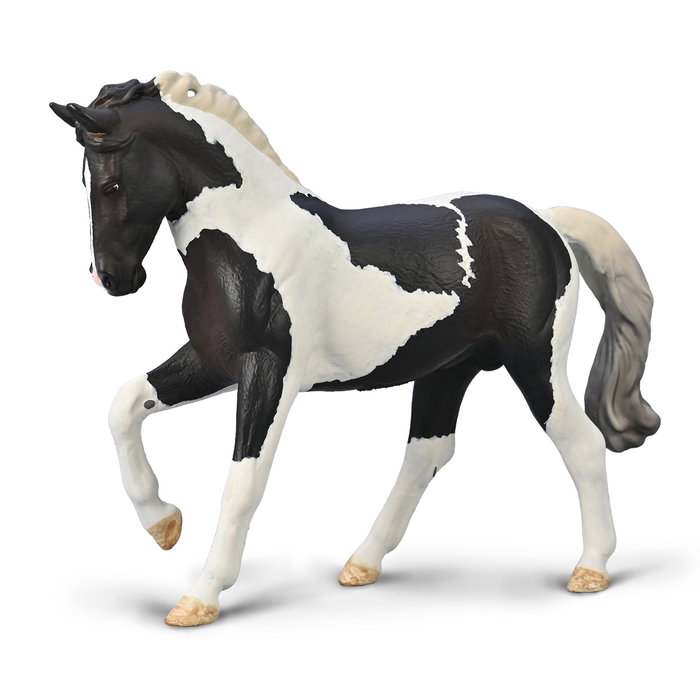 Collecta Figurine Semental Tobiano Noir Modèle 80027 - Étalon, Échelle L, Peint Main, Réplique Détaillée, +3 Ans Collecta Figurine Semental Tobiano Noir Modèle 80027 - Étalon, Échelle L, Peint Main, Réplique Détaillée, +3 Ans