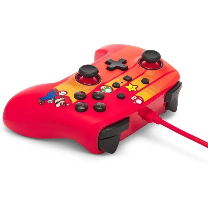 PowerA Manette Filaire Nintendo Switch Speedster Mario Rouge