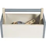 Roba - Boîte à outils enfant en bois 22 pièces - Marteau, clé, tournevis, écrous et vis - Naturel, gris et blanc - Certifié EN 71