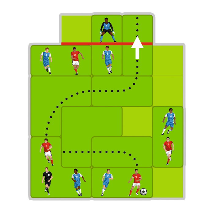 Smart Games - Jeu Magnétique Goal SGT320 - Jeu de Réflexion et de Logique avec 48 Défis - Pour Enfants dès 6 Ans