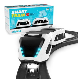Intelino J-1 Smart Train - Train Robot Intelligent avec Pistes et Contrôle par Tuiles, pour Enfants dès 3 Ans