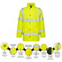 Wolfpack LINEA PROFESIONAL Parka de haute visibilité imperméable Jaune flúor XL