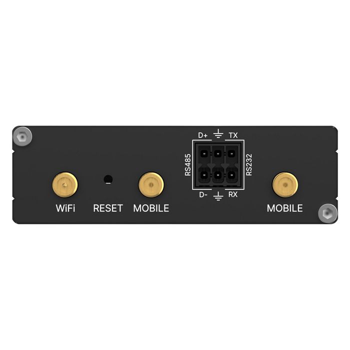 Teltonika Networks RUT206 - Routeur 4G/LTE Cat.4 industriel, 2 ports LAN 100 Mbps, Wi-Fi 2.4 GHz, gestion à distance RMS, plage de température -40°C à 75°C