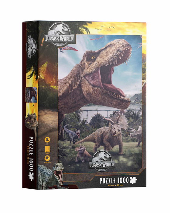 Sd toys Puzzle 1000 pièces Jurassic Park - Poster Compo Rex Sd toys Puzzle 1000 pièces Jurassic Park - Poster Compo Rex