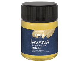 Kreul Peinture textile Javana effet métallique or 50ml
