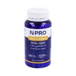 NPRO Betaindigest 90 capsules Complément alimentaire digestion acide chlorhydrique pepsine végétale