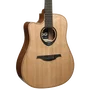 Lâg Guitare Acoustique Folk Dreadnought Cutaway pour Gauchers A/E Blue Wave 2