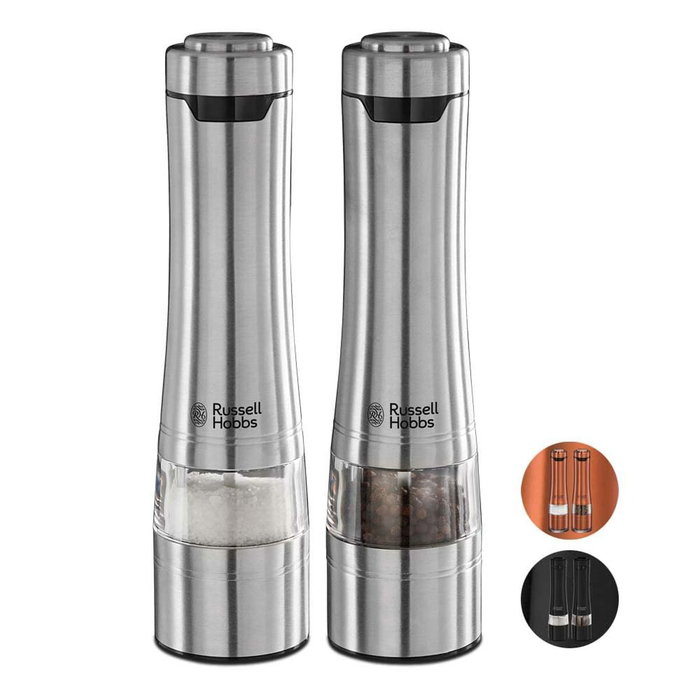 Russell Hobbs Set de moulins à sel et poivre Classics Argenté (2 unités) Russell Hobbs Set de moulins à sel et poivre Classics Argenté (2 unités)