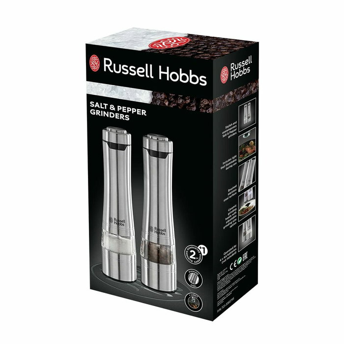 Russell Hobbs Set de moulins à sel et poivre Classics Argenté (2 unités) Russell Hobbs Set de moulins à sel et poivre Classics Argenté (2 unités)